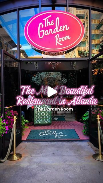 Atlanta Restaurants Best, Atlanta Eats, The Garden Room, Atlanta Restaurants, St Regis, Day Time, Day And Time, Best Interior Design, Garden Room