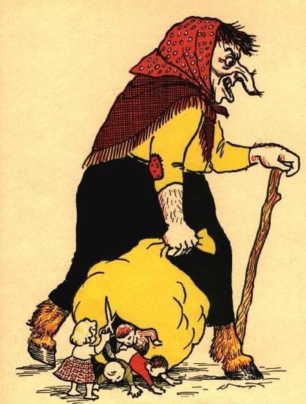 Grýla carrying children off in her sack. Yule Lads, Iceland Christmas, Yule Cat, Most Haunted, Winter Solstice, Yule, Christmas Cats, Scandinavia, Christmas Traditions