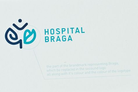 corporate identity / hospital de braga by gen design studio , via Behance Logo Dental, Healthy Logo, Baby Logo Design, Hospital Logo, Conference Logo, Tv Set Design, Business Graphics, Typographic Logo Design, Braga Portugal