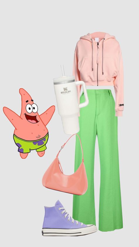 #patrickstar #spongebobsquarepants #ootd #fitinspo #outfit Outfit Shuffles, Patrick Star, Spongebob Squarepants, Aesthetic Outfits, Fitness Inspo, Your Aesthetic, Connect With People, Creative Energy, Cute Outfits