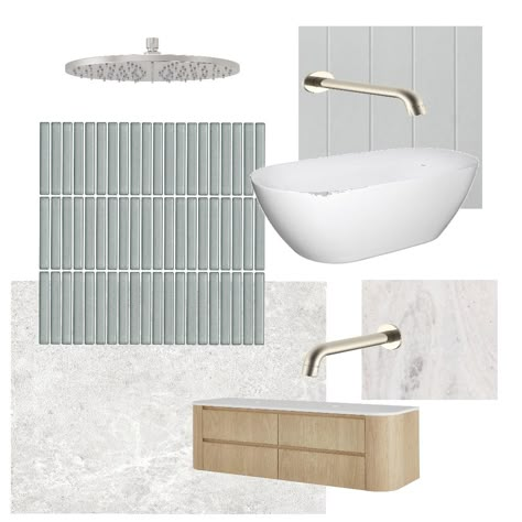 Different Decorating Styles, New Bathroom Designs, Design Mood Board, Bath Spout, Light Hardwood Floors, Shower Rose, Pine Design, Freestanding Bath, Arch Mirror