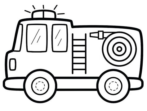 Firetruck Coloring Pages, Firefighter Drawing, Fire Truck Drawing, Fire Truck Craft, Fire Safety Preschool, Family Coloring Pages, Art Activities For Toddlers, Pattern Activities, Fire Book