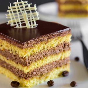 Opera Cake Recipe, Almond Sponge Cake, Perfect Cake Recipe, Opera Cake, Hp Sauce, French Baking, Cake Coffee, Fabulous Cakes, French Dessert