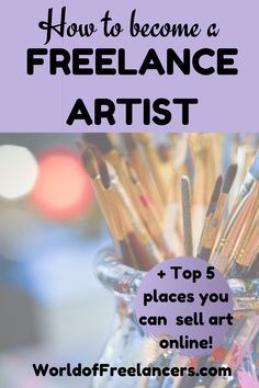 How to become a freelance artist Freelance Illustration Jobs, Best Time To Study, How To Sell Art, Become An Artist, Freelance Editing, No School, Jobs In Art, Proofreading Jobs, Small Business Organization