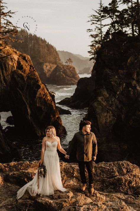 Samuel H Boardman Elopement, Handwritten Vows, Elopement Dresses, Elopement Venues, Wedding Venues Oregon, Coast Elopement, Elopement Dress, Epic Photos, Michigan Wedding Photographer