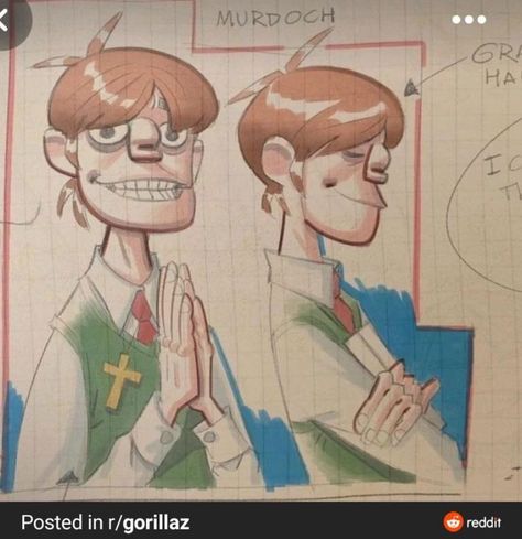 Gorillaz Art Style, Jamie Hewlett Art, Murdoc Niccals, The Gorillaz, Gorillaz Fan Art, Silly Monkey, Monkeys Band, Gorillaz Art, Jamie Hewlett