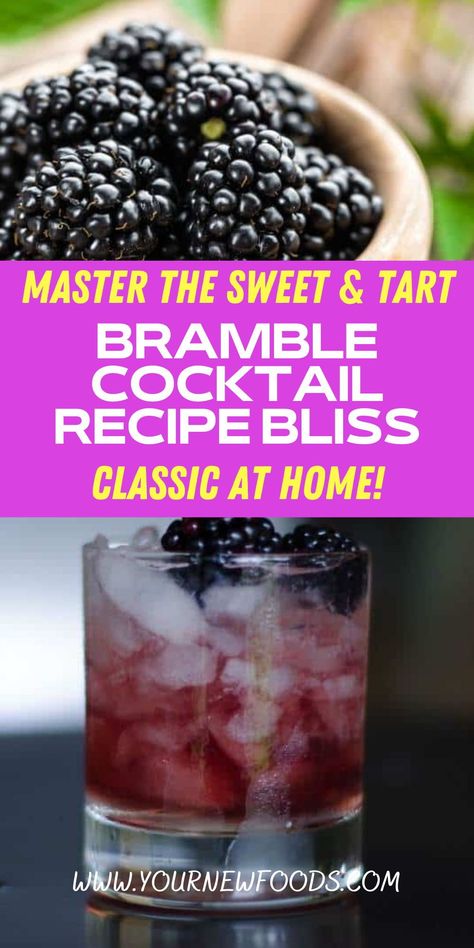 Bramble Cocktail Recipe opens up a realm of cocktail-making where simplicity meets sophistication. Our easy-to-follow guide lets you traverse through the process effortlessly, leading to a sweet and tart concoction that's as refreshing as it is rich in tradition. The blend of blackberry liqueur, gin, and fresh citrus is a time-tested crowd-pleaser. Set your inner mixologist free, and explore how simple it is to bring this classic cocktail to life. #HomeMixology #BrambleBliss #SweetTartDelight Blackberry Bramble Cocktail, 1980s London, French 75 Cocktail Recipes, Bramble Cocktail, Blackberry Bramble, French 75 Cocktail, Pina Colada Recipe, Light Appetizers, Tasty Drinks