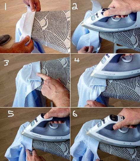 How To Iron Dress Shirt Men, How To Iron A Dress Shirt Men, How To Iron A Shirt, Shirt Ironing, Dress Shirt Collar, Iron Clothes, Mens Work Outfits, Dressing Sense, Iron Shirt