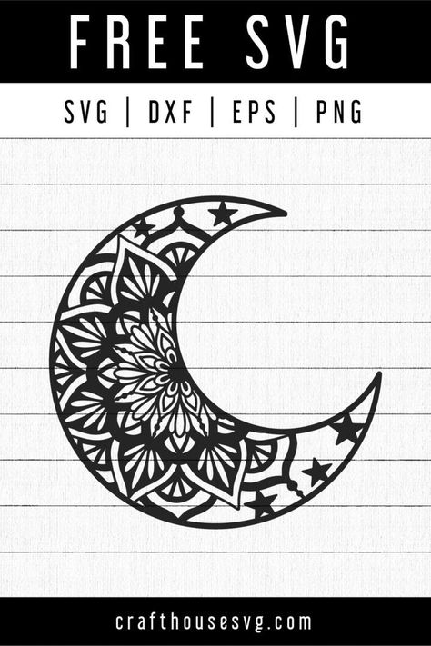 Layered Pictures, Beaded Moon, Spiritual Svg, Moon Mandala, Tumbler Decals, Mermaid Svg, Brand Symbols, Silhouette Template, Painting Templates