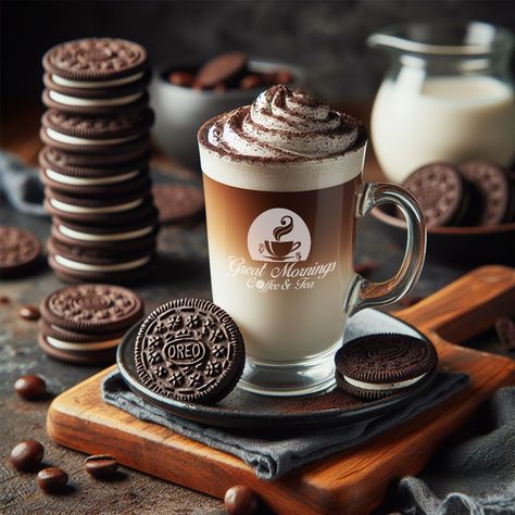 Celebrating National Oreo Cookie Day with a perfect blend of coffee and crunch! Sip, savor, and indulge in our Oreo Mocha Madness Recipe on our blog – because every day is better with a touch of cookie magic and coffee. 🎉☕️ 
Recipe:  https://www.greatmorningscoffeeandtea.com/blogs/the-caffeine-life/oreo-mocha-madness-latte?utm_source=Pinterest&utm_medium=social&utm_campaign=NationalOreoCookieDay

#NationalOreoCookieDay #CoffeeMagic #GreatMorningsCoffeeandTea #LatteLove #LatteRecipe National Oreo Cookie Day, Shot Of Espresso, Cup Of Milk, Oreo Cookie, Coffee Recipe, Latte Recipe, Oreo Cookies, Coffee Recipes, Mocha