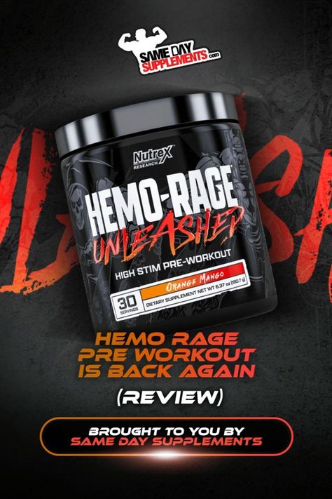 Hemorage Pre Workout Review Gym Supplements, Pre Workout Food, Beta Alanine, Muscle Protein, Pre Workout Supplement, Push Yourself, Workout Snacks, Graphic Design Ads, Protein Supplements