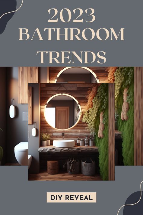 Dark Forest Wallpaper Bathroom, Bathroom Trends For 2024, Powder Room Wallpaper Modern Jungle, Decor Ideas For Bathroom, Wave Wallpaper In Bathroom, Large Master Bathrooms 2024 Trends, Bathroom Remodel Master 2024, Modern Bathroom Tiles, Modern Bathroom Decor Ideas