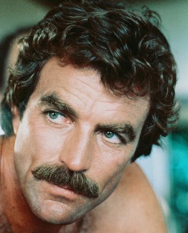 The only time it's acceptable to wear a mustache is if you're from the 19th century or Tom Selleck Cool Mustaches, 1970s Hairstyles, Mustache Styles, Sam Elliott, Steven Seagal, Errol Flynn, Magnum Pi, Tom Selleck, Hulk Hogan