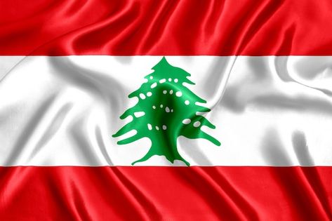 Flag of lebanon silk close-up background | Premium Photo #Freepik #photo #national #lebanon #lebanon-flag #lebanese-flag Lebanese Flag, Lebanon Flag, Disney Frames, Best Life Advice, Flag Photo, Beirut Lebanon, Aura Colors, Beautiful Images Nature, Cat Wallpaper