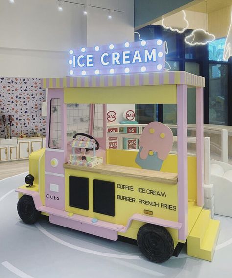 Kids Cafe Ideas, Play Cafe Ideas, Mini Cafe Ideas, Kids Play Cafe, Kids Village, Foodtrucks Ideas, Baby Ice Cream, Asian Supermarket, Play Cafe