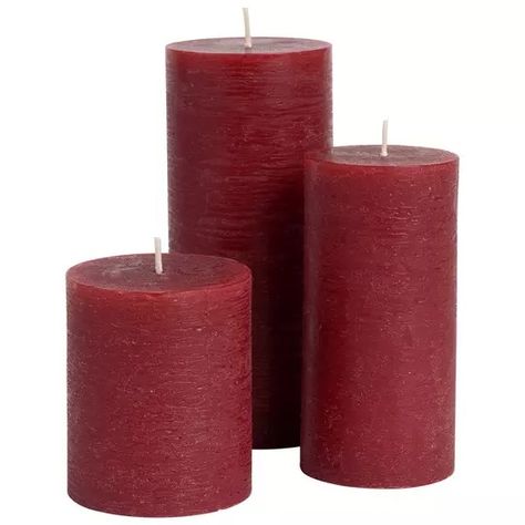 Candles | Argos Large Pillar Candles, Red Candle, Large Candle, Red Candles, Small Candles, Large Candles, Paraffin Wax, Pillar Candle, Candle Set