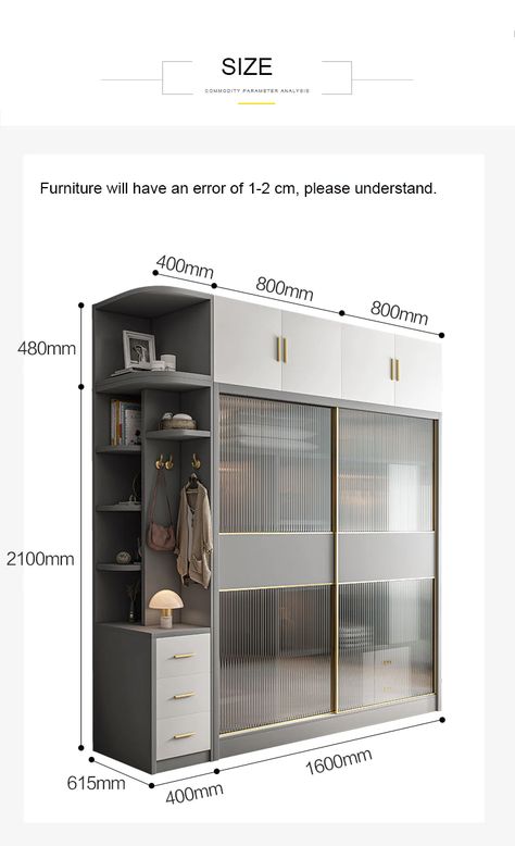 Wardrobe storage large capacity fashion wardrobe double hanging assembly cabinet reinforcement sliding wooden closet furniture|Wardrobes| - AliExpress Waredrop Closet, Wardrobe Cabinet Design Master Bedrooms, Wordrop Ideas Inside, Minimalist Wardrobe Design, Wardrobe Design Inside, Inside Wardrobe Storage Ideas, Wardrobe Storage Ideas, Clothes Closet Design, Small Wardrobe Design