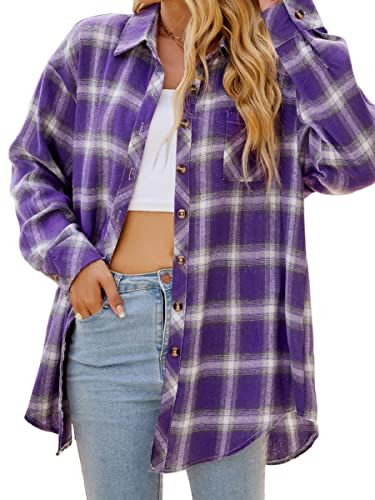 Purple flannel outfit