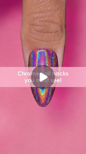 Daily Charme Official on Instagram: "MUST-TRY chrome nail hacks that’ll elevate your nail game! 💅✨ Did you know these techniques already? Drop a comment below!  Save & share for more nail hacks 💖   Featuring @daily_charme: • Ruby Stardust Chrome • Topaz Stardust Chrome • Fuchsia Pink Chrome • 3-in-1 HoloCat Chrome Powder - 𝙉𝙀𝙒 • Fan Brush  #chromenails #nailhacks #fallnails #nailtrends #diynails #nailtutorial #nailinspo #holonails #naildesigns #nailart #glazednails" Chrome Matte Nails Designs, Chrome Powder Nails Tutorial, How To Chrome Nails, How To Do Chrome Nails, Aurora Chrome Nails, Diy Chrome Nails, Ombre Chrome Nails Designs, Chrome Glitter Nails, Chrome Nails Tutorial