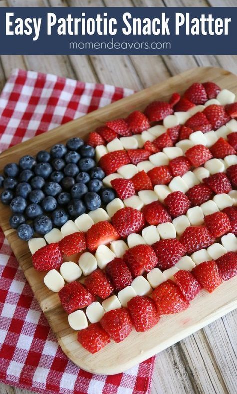 Patriotic Snacks, 4th July Food, Memorial Day Foods, Patriotic Treats, Pashmina Saree, Patriotic Kids, Patriotic Food, Kid Snacks, Snack Platter