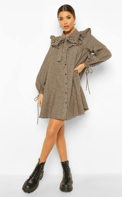 Brown Gingham Dress, Smocked Sundress, Micro Dress, Sneakers Heels, Cami Dresses, Summer Closet, Skater Dresses, Gingham Fabric, Clear Heels