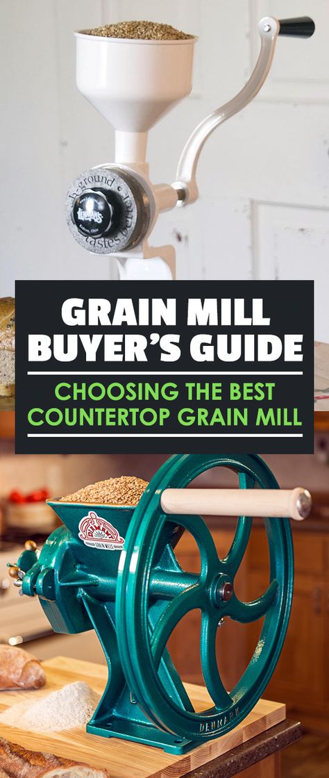 If you like the idea of being able to grind your own grains at home, then look no further than this buyer's guide for the best grain mills for home use. Homestead Kitchen, Homestead Ideas, Grain Mill, Homesteading Skills, Homestead Living, Urban Homesteading, Homestead Survival, Emergency Prepping, Hobby Farms