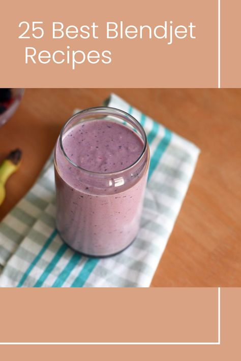 Blend Jet Recipes Protein, Individual Smoothie Recipes, Blender Jet Recipes Healthy, Recipes For Blend Jet, Blendjet 2 Recipes Smoothies, Blendjet 2 Recipes Healthy, Mini Blender Smoothie Recipes, Jet Blender Recipes, Blendjet Recipes Smoothies Protein