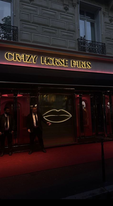 Crazy Horse Paris Aesthetic, Jazz Music Art, Crazy Horse Paris, Bar Counter Design, Paris Itinerary, Paris Luxury, Paris Trip, Counter Design, Paris Aesthetic