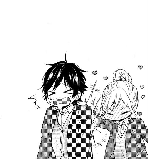 Horimiya Manga, Shojo Anime, Shoujo Manga, Anime Couples Manga, Anime Drawings Boy, Anime Sketch, Manga Illustration, Cute Anime Couples, Anime Love