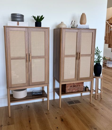 walmart cane cabinet Feeling Things Deeply, Cane Cabinet, Apple Crisp With Oatmeal, Future Furniture, Black Bookshelf, Peanut Butter Fingers, Butter Fingers, Intense Emotions, Wood Accent Table