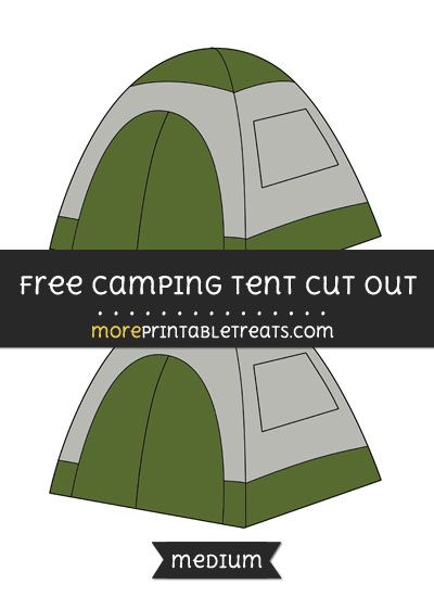 Free Camping Tent Cut Out - Medium Size Printable Tent Template Free Printable, Tent Template, Canvas Tent, Computer Paper, Dome Tent, Free Camping, Camping Tent, Templates Printable Free, Buyers Guide