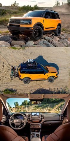 Overland Bronco, Yellow Bronco, Chevy Bronco, Ford Bronco Concept, Bronco Concept, Bronco Car, Bronco Ford, Luxury Auto, New Bronco