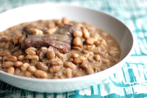 Pinto Beans With Ham Hocks Recipe | The Hungry Hutch Beans With Ham, Ham Bone Recipes, Ham Hock Recipes, Ham Hocks And Beans, Ham Hocks, Beans In Crockpot, Pinto Bean Recipes, Ham Hock, Ham And Beans