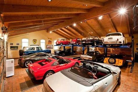 K Awesome Garages, Storage Barn, Monster Garage, Man Garage, Ty Pennington, Luxury Car Garage, Cool Garages, Car Barn, Ultimate Garage