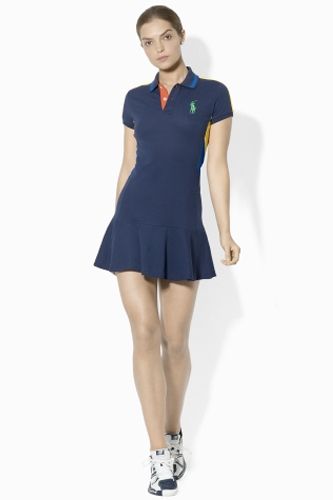 Ralph Lauren tennis dress Polo Dress Outfit, Polo Dress Women, Tennis Dress Outfit, Black Dress Outfit Casual, Girls Sports Clothes, Polo Shirt Outfits, Tennis Outfits, Tennis Skirt Outfit, Tennis Outfit Women