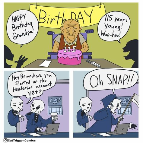 Happy Birthday Grandpa, Newspaper Comic Strip, Cartoon Movie Characters, Funny Puns Jokes, Cat Character, Short Comics, Anime Pics, Funny Cartoons, Comic Artist