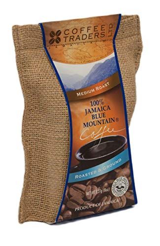 Coffee Traders One-hundred Percent Jamaica Blue Mountain Coffee with Certificate of Origin, Medium Roasted and Ground... Jamaican Blue Mountain Coffee, Jamaican Coffee, Healthy Food Branding, Blue Mountain Coffee, Peets Coffee, Chicory Coffee, Certificate Of Origin, Mountain Coffee, Coffee Industry