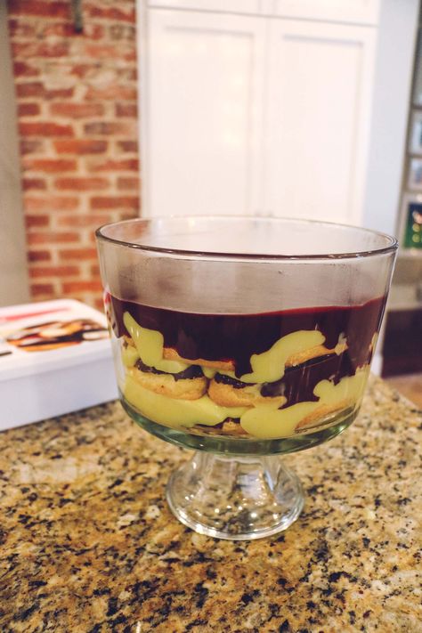 It’s that time of year where we’re looking for yummy desserts to serve our friends and family! #ad I teamed up with @easyhomemeals to share today's recipe. I love using shortcuts to make it all come together even easier and I shared on the blog a Boston Creme Trifle that is pretty and can serve a crowd! My kids think it's magical!! We use the Belgian Custard Cream Mini Eclairs by @delizzaus for the shortcut! Check out the full blog post.... Boston Creme Pie Trifle, Boston Cream Trifle Easy, Boston Creme Pie, Mini Eclairs, Easy Home Meals, Boston Cream Pie Recipe, Trifle Recipes Easy, Custard Cream, Boston Cream Pie