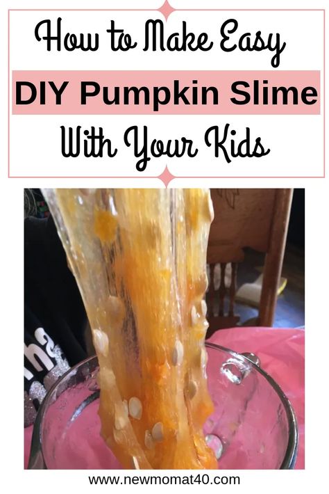 Pumpkin Slime, Frugal Homemaking, Pumpkin Guts, How To Make Glitter, Fun Fall Crafts, Holiday Halloween, Homemade Recipe, Slime Recipe, Diy Pumpkin