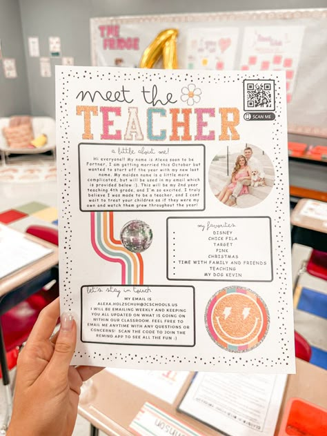 Meet The Teacher Goodies For Kids, Open House Teacher Gift Ideas, Meet The Teacher Prek, Meet The Teacher Preschool Ideas, Open House Teacher Ideas, 4th Grade Open House Ideas, Open House For Elementary School, Daycare Open House Ideas, Back To School Open House Ideas