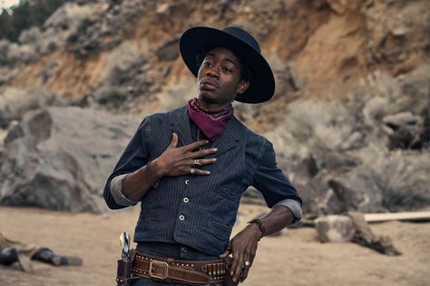 Drino 🤓🪐 on Twitter: "I WAS HOTTTT https://t.co/kCvM2LuJKK" / Twitter Western Outfits Mens, Cowboy Outfit Men, Cowboy Character Design, Cowboy Aesthetic, Black Cowboys, Western Comics, Outlaw Country, Rdr 2, Black Cowboy