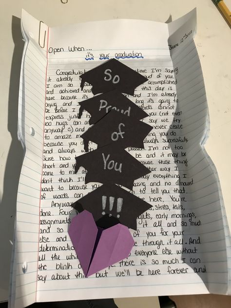 Open when it’s your graduation letter content #openwhenletters Boyfriend Graduation Letter, Open When Graduation Letters, Grad Presents For Boyfriend, Open When You Graduate, Graduation Letter Ideas, Graduation Letter For Boyfriend, Bf Graduation Gift, Graduation Presents For Boyfriend, Graduation Letter To Friend