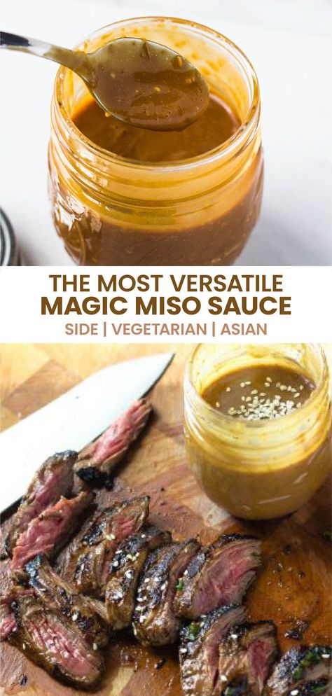 Vegan Sauces For Vegetables, Creamy Miso Sauce, How To Make Miso Sauce, Miso Sauce For Salmon, Miso Stir Fry Sauce, Miso Dipping Sauce, Miso Steak Sauce, Miso Sauce For Fish, Miso Bbq Sauce