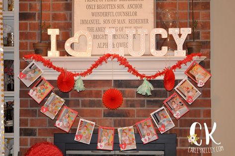 I love Lucy {Lucy's First Birthday Party} — Carley Kelley Baby First Birthday Party Ideas, Theme Dinners, Lucy Birthday, First Birthday Party Ideas, Mom And Baby Outfits, Baby Lulu, 50s Party, Monthly Pictures, Baby Art Projects