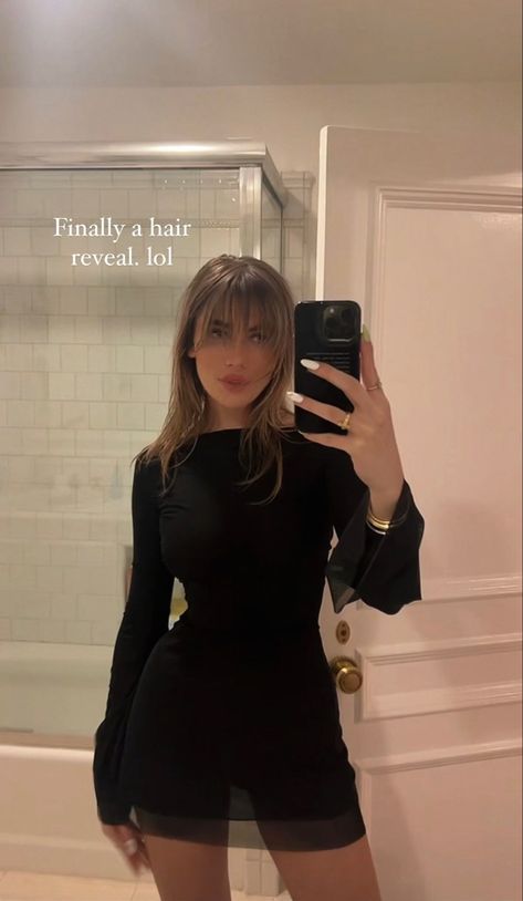 S Bangs, Brunette Bangs, Amelie Zilber, New Haircut, Super Rich Kids, New Haircuts, Influencers Fashion, Amelie, My Girl