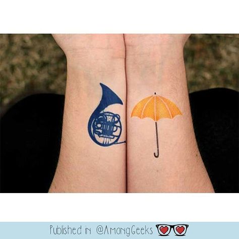 Tattoo goals  . . . #howimetyourmother #himym #tattoo #Relationship #Relationships #Couddle #Couple #Romantic #Fandom #Shipping #Fanboy #Fangirl #Love #Tumblr #Anime #Manga #Otaku #Gamer #Nerdy #Nerd #Comic #Geek #Geeky Himym Tattoo Ideas, Himym Tattoo, Mother Tattoo Ideas, Swedish Colors, Ami James, Mother Tattoo, Yellow Tattoo, Umbrella Tattoo, How Met Your Mother