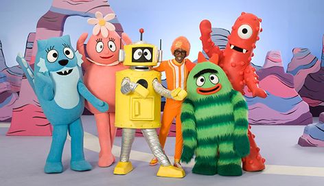 Yo Gabba Gabba! TV Review | Plugged In Mickey Mouse Centerpiece, Mickey Mouse Invitation, 2010s Nostalgia, Elmo Party, Childhood Memories 2000, Yo Gabba Gabba, Gabba Gabba, Elmo Birthday, Mickey Party