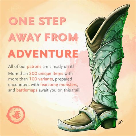 Get hundreds of items, inventive monsters, maps, and more on our patreon! #dnd #homebrew #dndhomebrew #magicitem #fantasyitem #dndmagicitem #dungeondanddragons #shinypress #5e #dnd5e #ringsofpower #tolkien #lordoftherings #elves #elf Boots Of Elvenkind, Dnd Magic, Dnd Homebrew, Online Campaign, Dnd 5e Homebrew, Dnd Items, Magical Items, D And D, Magic Items