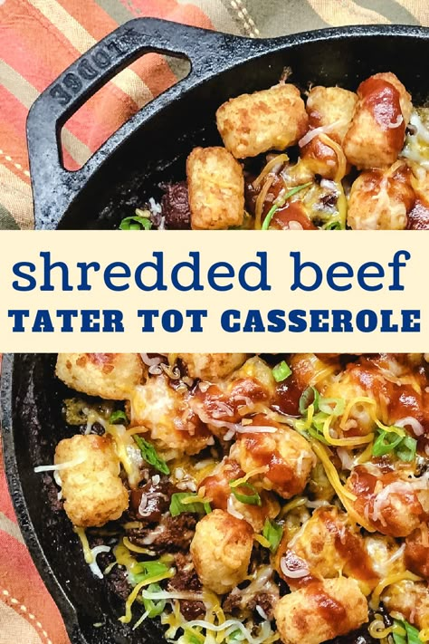 Potroast Leftovers Ideas, Shredded Beef Leftover Ideas, Roast Beef In A Can Recipes, Recipes For Leftover Roast Beef Ideas, Canned Shredded Beef Recipes, Roast Beef Casserole Leftover, Shredded Beef Ideas, Easy Shredded Beef Recipes, Leftover Roast Beef And Gravy Recipes