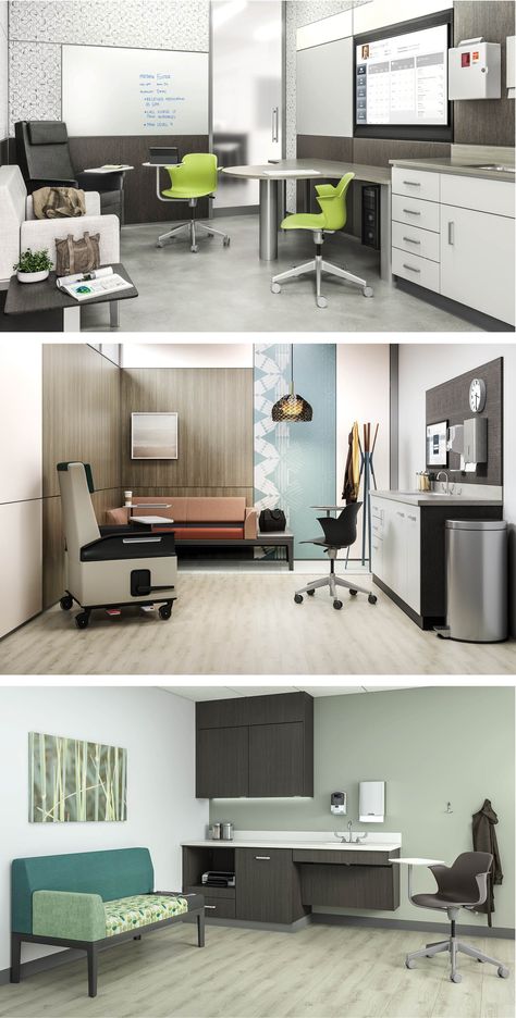 Modern Exam Room, Medical Exam Room Design, Doctor Room Design, Exam Room Design, Steelcase Furniture, Work Office Design, Medical Clinic Design, Doctor Clinic, Doctor Patient